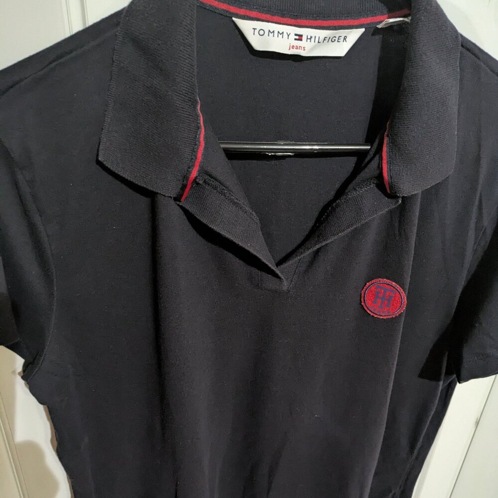 Women's Blue Tommy Hilfiger Polo